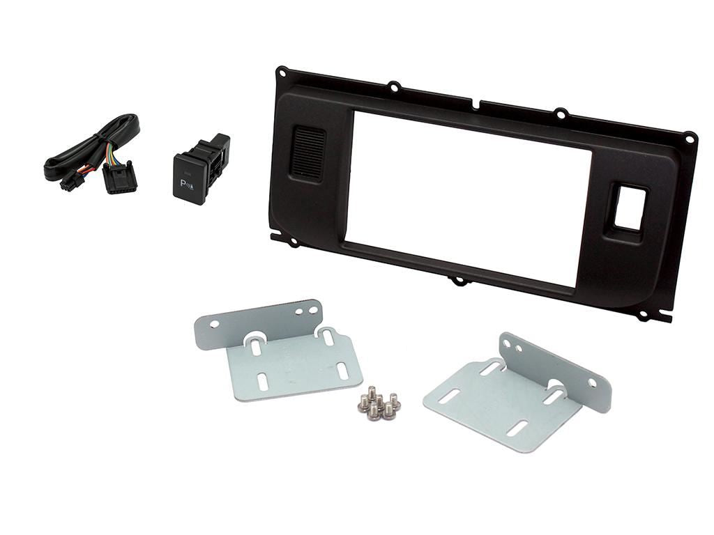 Connects 2 CTKLR01 - Land Rover Evoque 2011 - 2013 Double Din Fascia & Steering Wheel Interface  Installation Kit