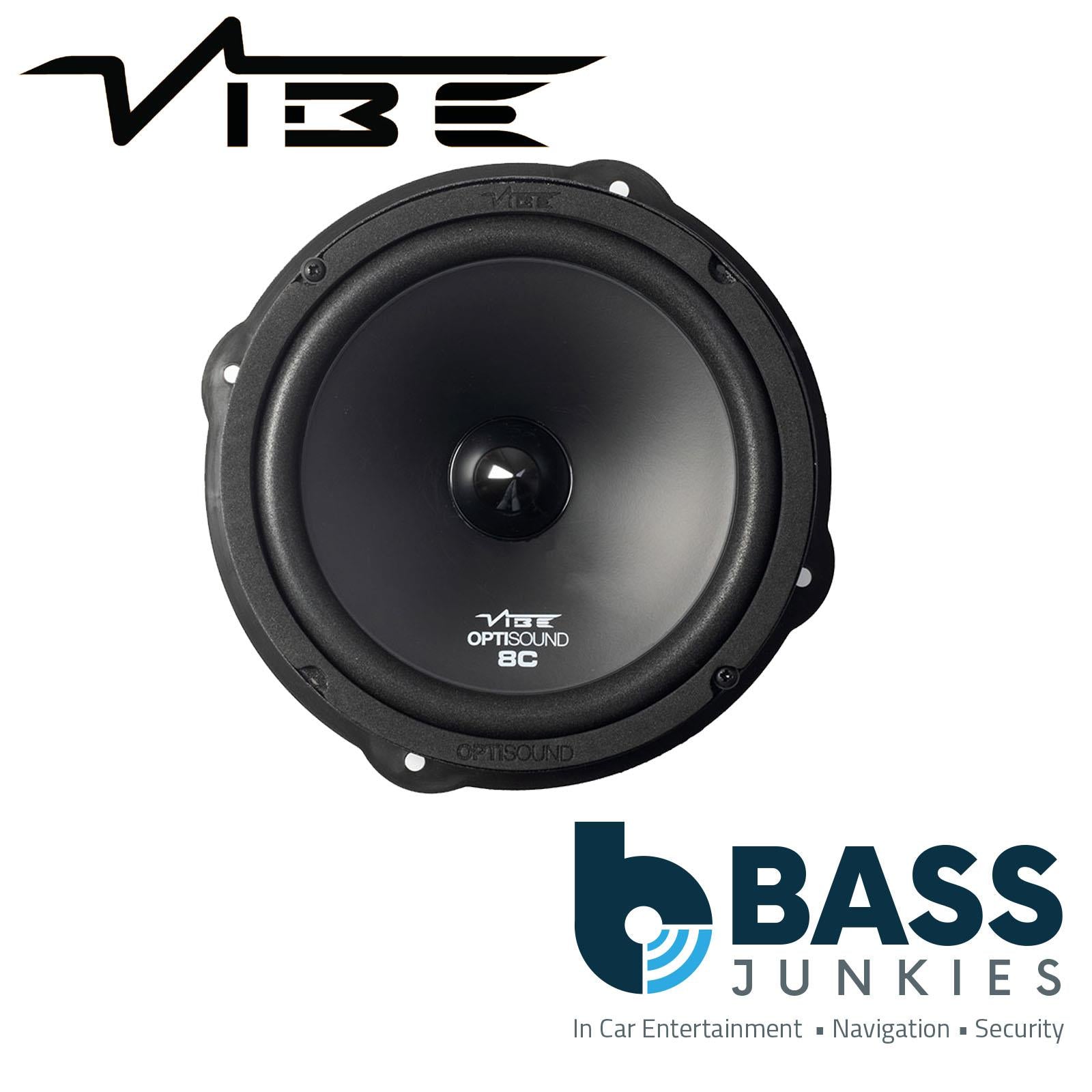 VIBE OPTI8TT 8" 2-Way 4Ohm 360W Max Power AUDI TT Q7 Plug and Play Speaker kit