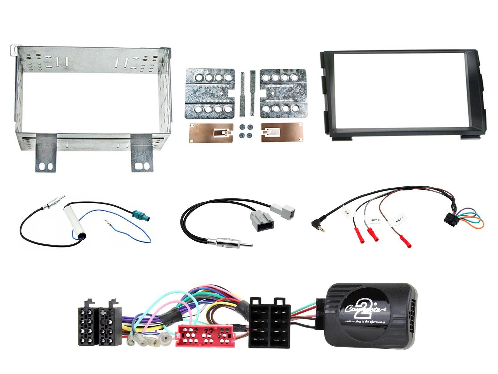 SONY XAV-1550D DAB+ Smart Bluetooth Car Radio + Stereo fitting kit + Steering Wheel Controls Loom for Kia Cee'd 2009-2012 | Kia Pro-Cee'd 2009-2013