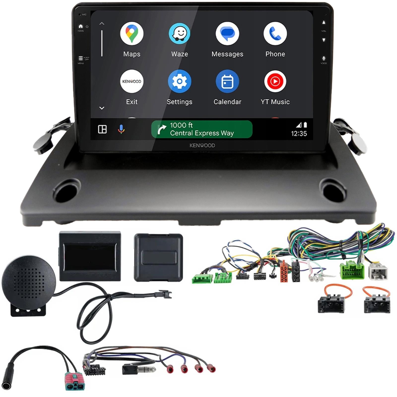 Kenwood 9" CarPlay Android Car Stereo Kit For Volvo XC90 Most Amplified 02 - 14