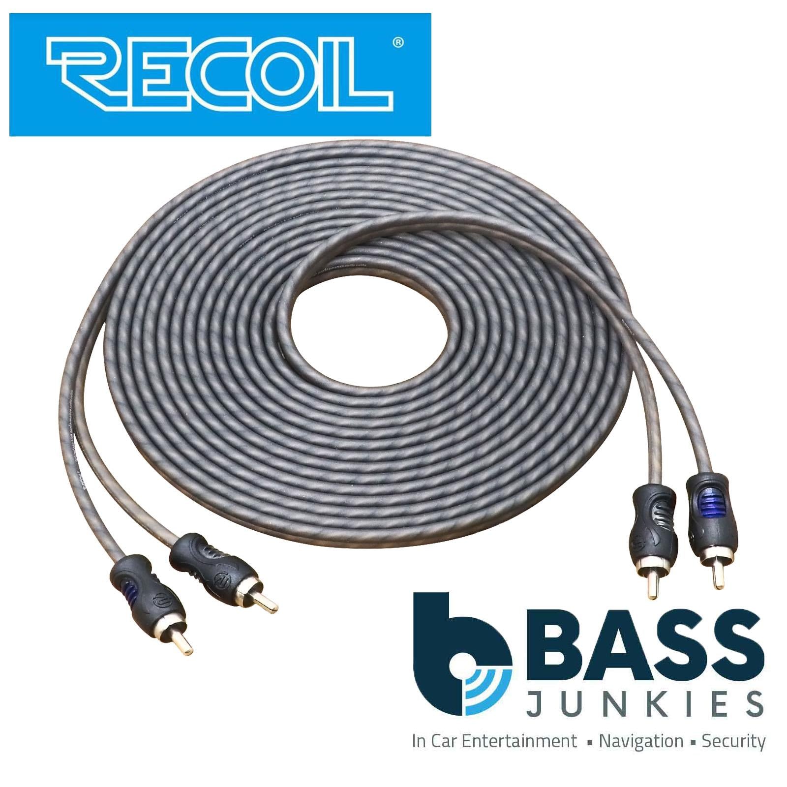 Recoil RCI220 - 6 Meter 2-Channel Oxygen-Free Copper Noise Reduction RCA Phono