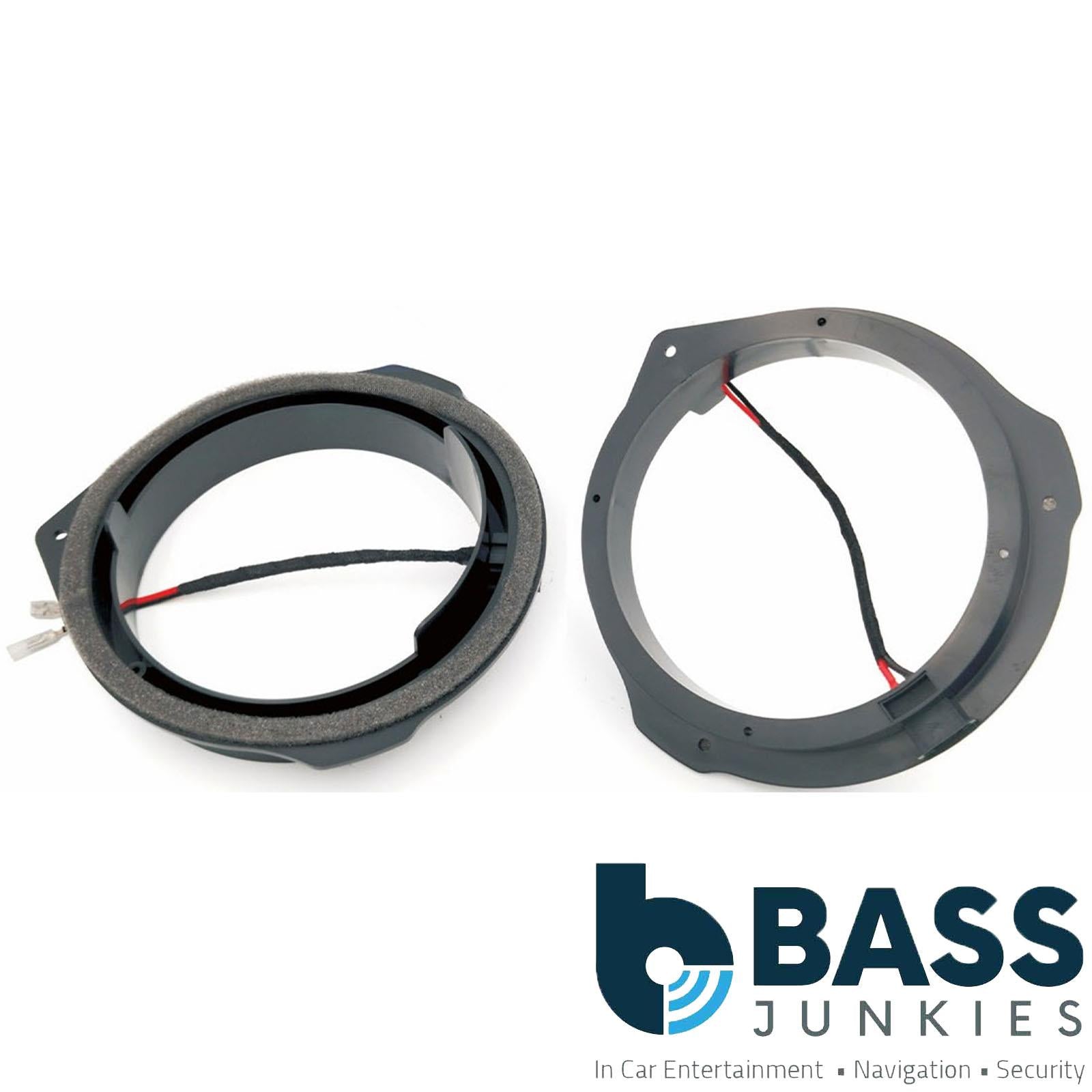 6.5" - 6.75" Direct-Fit Speaker Adapter Brackets for Mercedes Benz E-Class 2002-2016