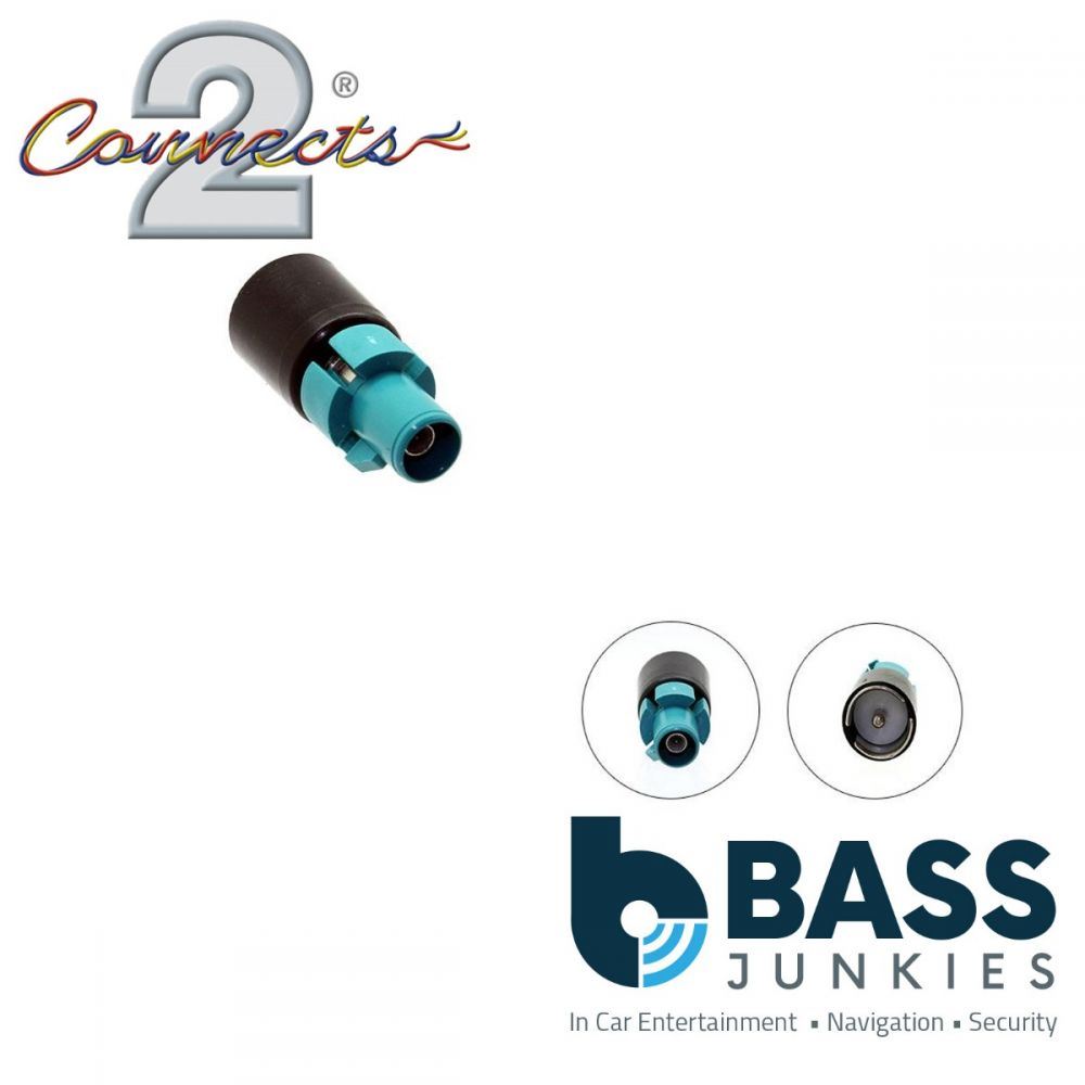 Connects2 CT27AA42 Active Car Stereo Fakra - ISO Antenna Adapter