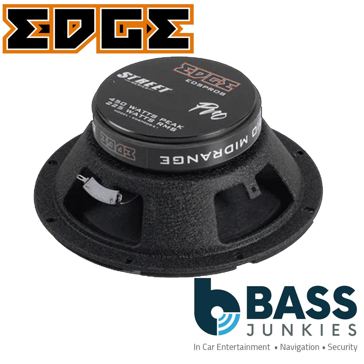 EDGE STREET Series EDSPRO8-E3 - 8 Inch 900 Watts Pro Audio Car Midrange Speaker