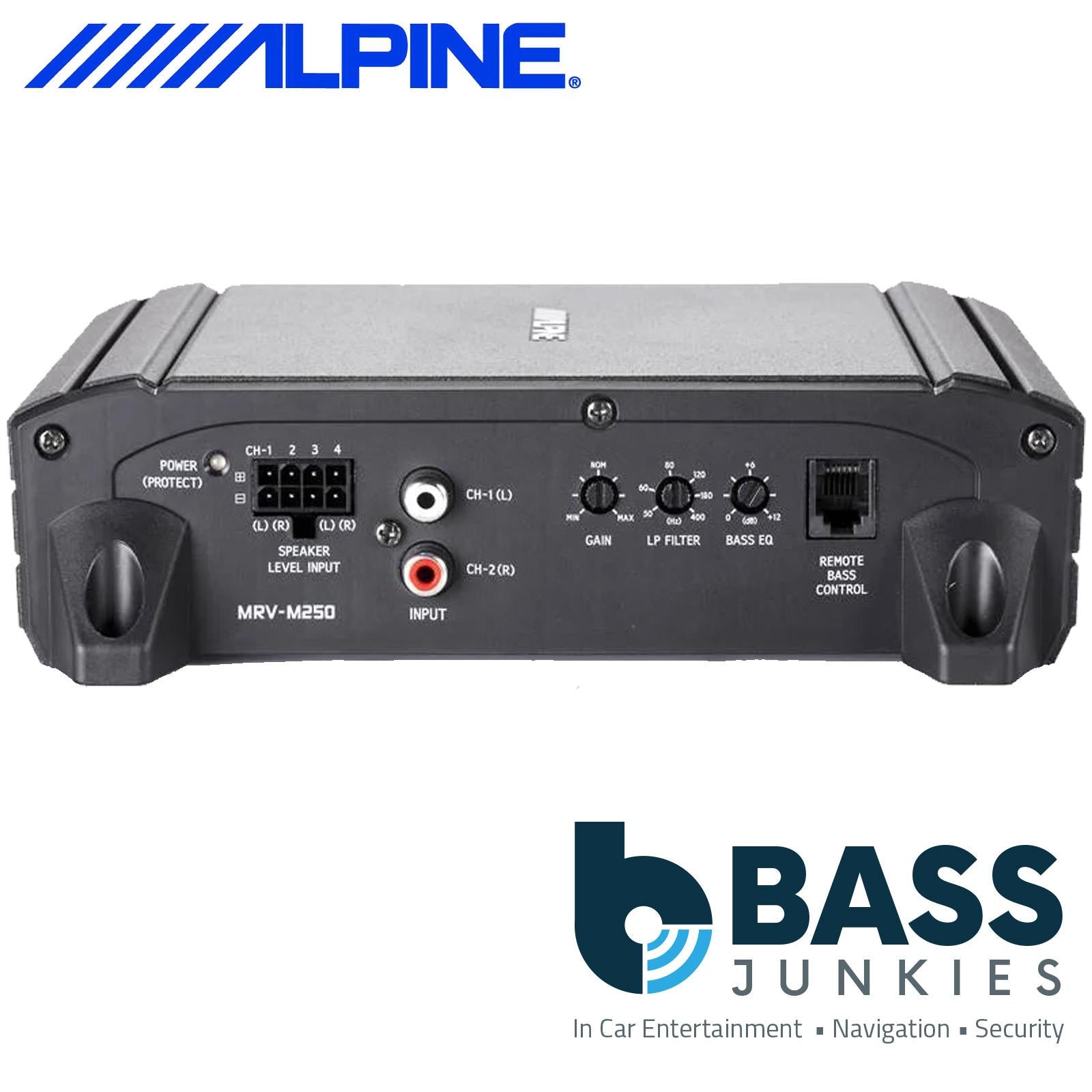 Alpine MRV-M250 550 Watts Class-D Monoblock Power Car Bass Sub Subwoofer Amp Amplifier