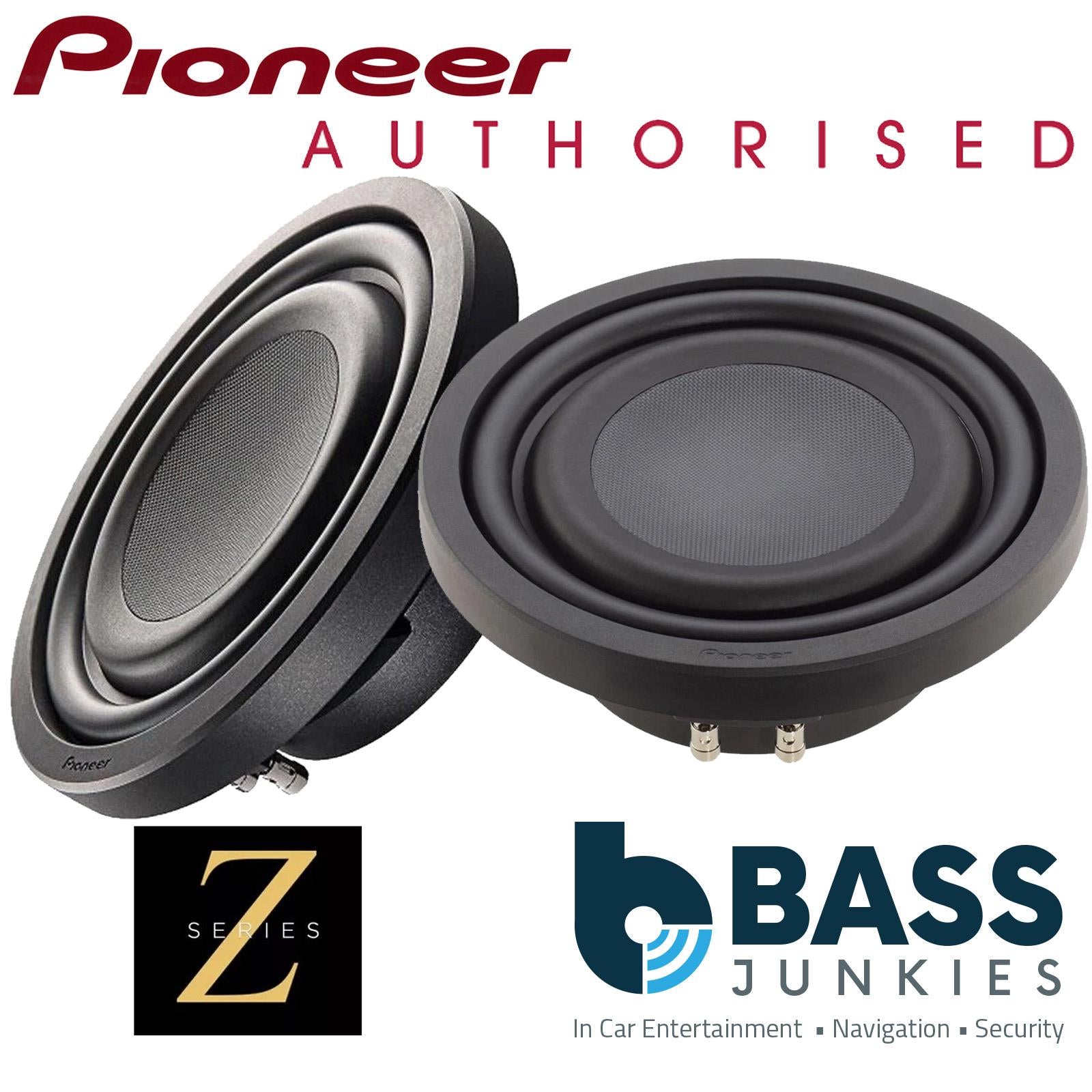 Pioneer TS-Z10LS2 -  1300 Watts 10” 25cm Single 2 Ohm Shallow Car Sub Subwoofer