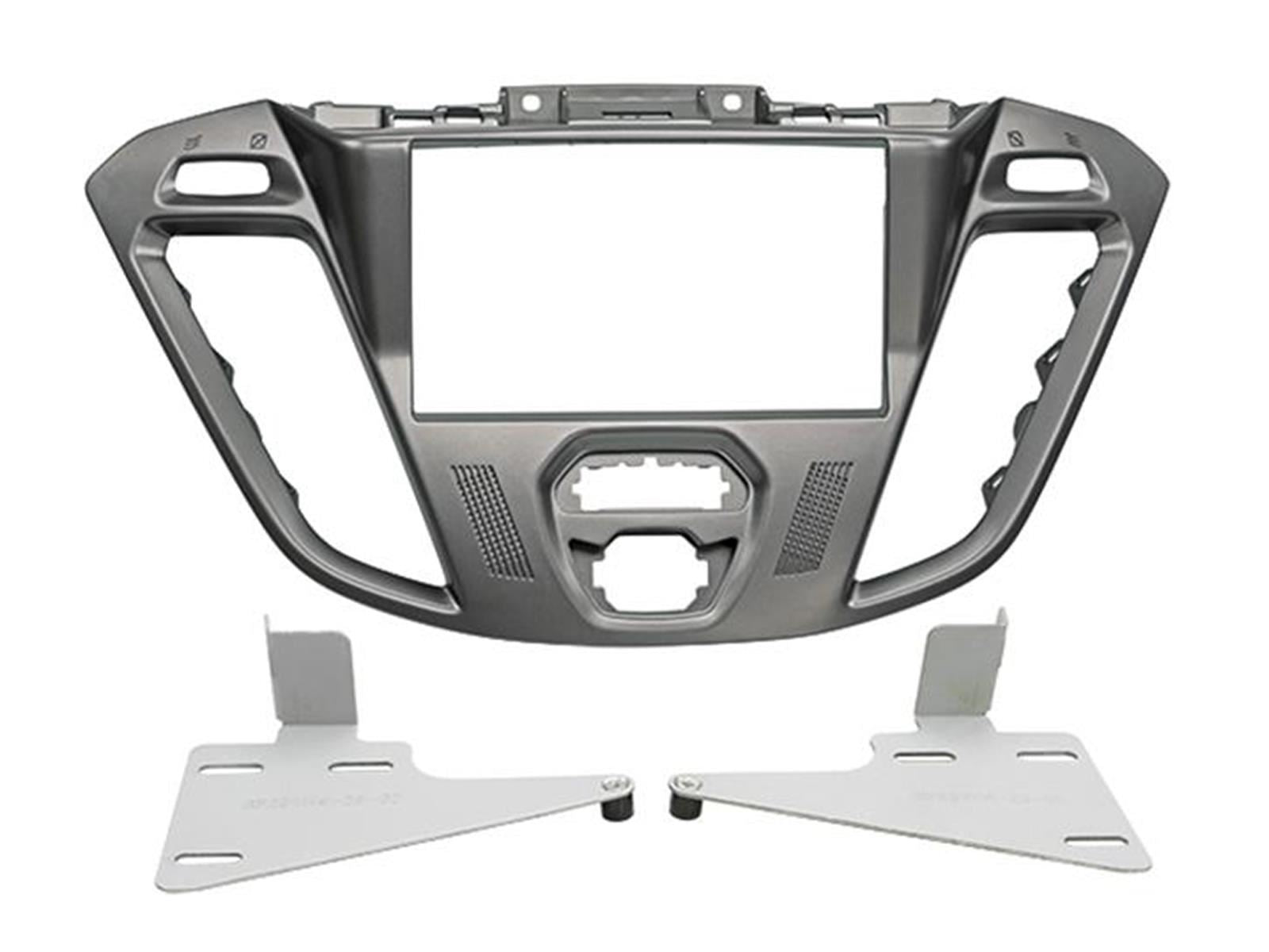 Kenwood DMX-125DAB + Connects2 Double Din Phoenix Silver Fascia + Steering Wheel Controls fits Ford Transit-Custom 2012-16
