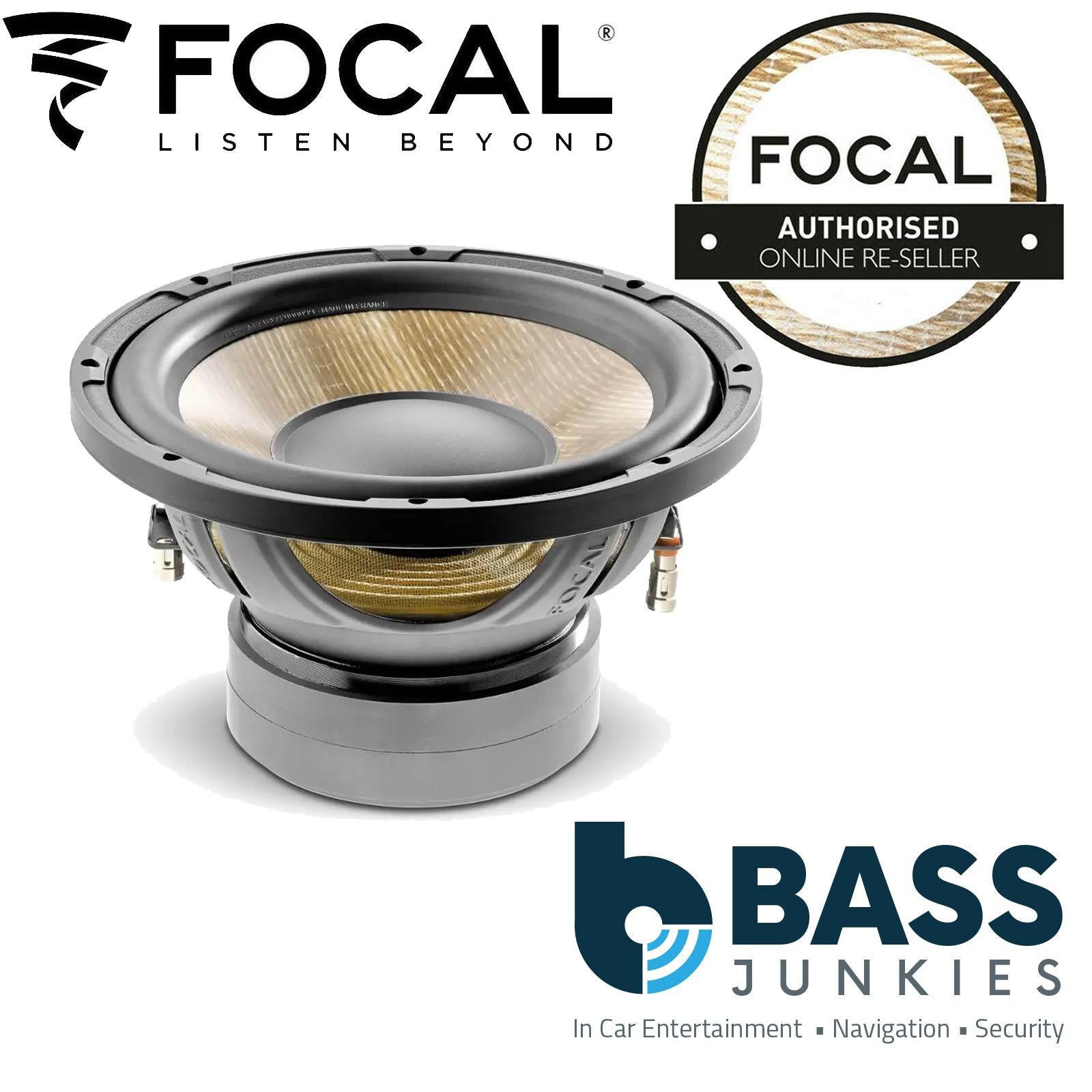 Focal P25FE - 10" 25cm 600 Watts 300 RMS 4 Ohm Flax Cone Car Sub Subwoofer
