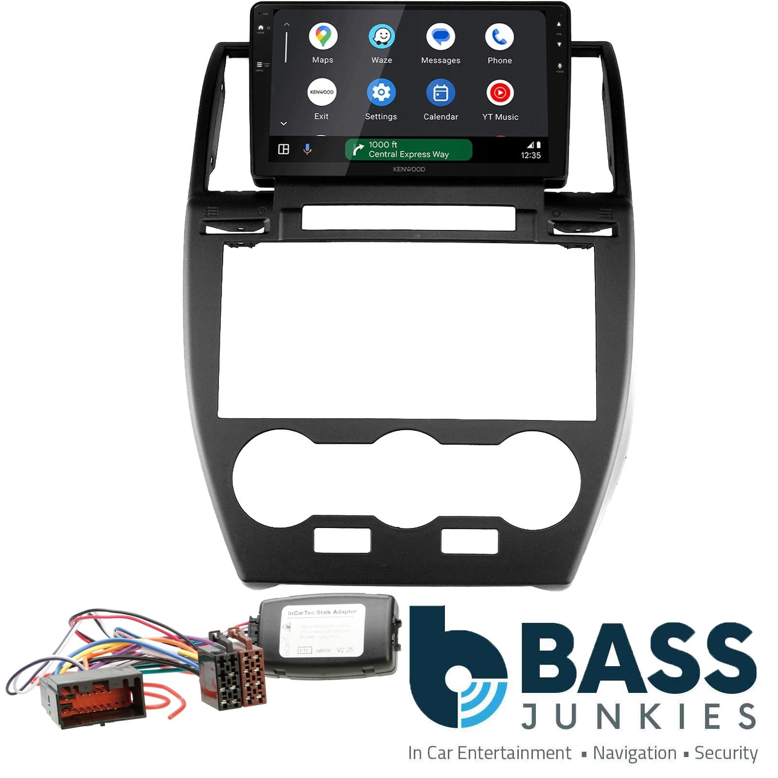 UPGRADED 9" CarPlay Android Car Stereo Kit For LandRover Freelander 2 2006-2012