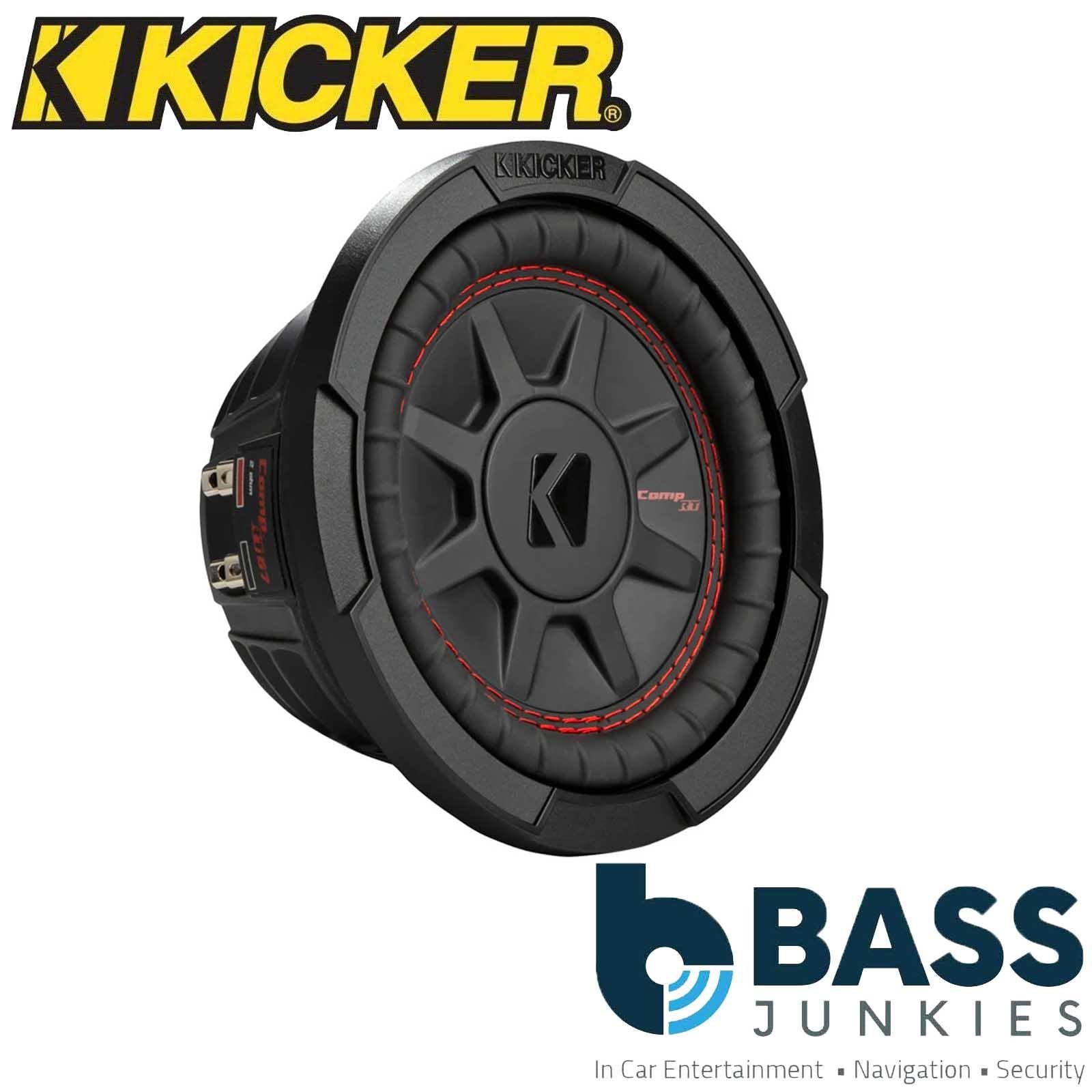 Kicker 48CWRT674 - CompRT 6.75" Slim Shallow Mount Subwoofer DVC 4 Ohm