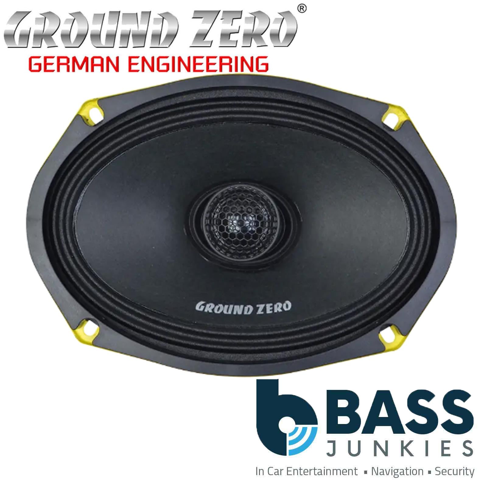 GROUND ZERO GZCF 69SPL 6 x 9″ 300 Watts 2-way Coaxial Speaker System