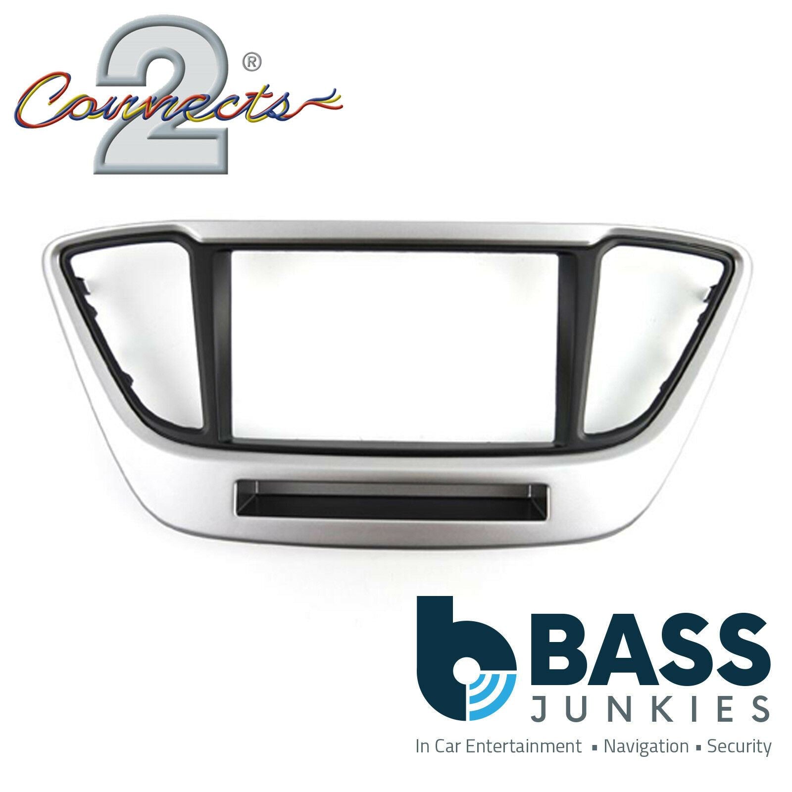 Connects2 CT23HY57 Hyundai Accent Solaris Verna Car Stereo Double Din Fascia Panel