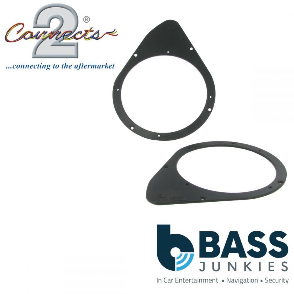 Brackets fit 6.5" Speakers to a Fiat Stilo 2001-2008 [Rear Side Shelfs]