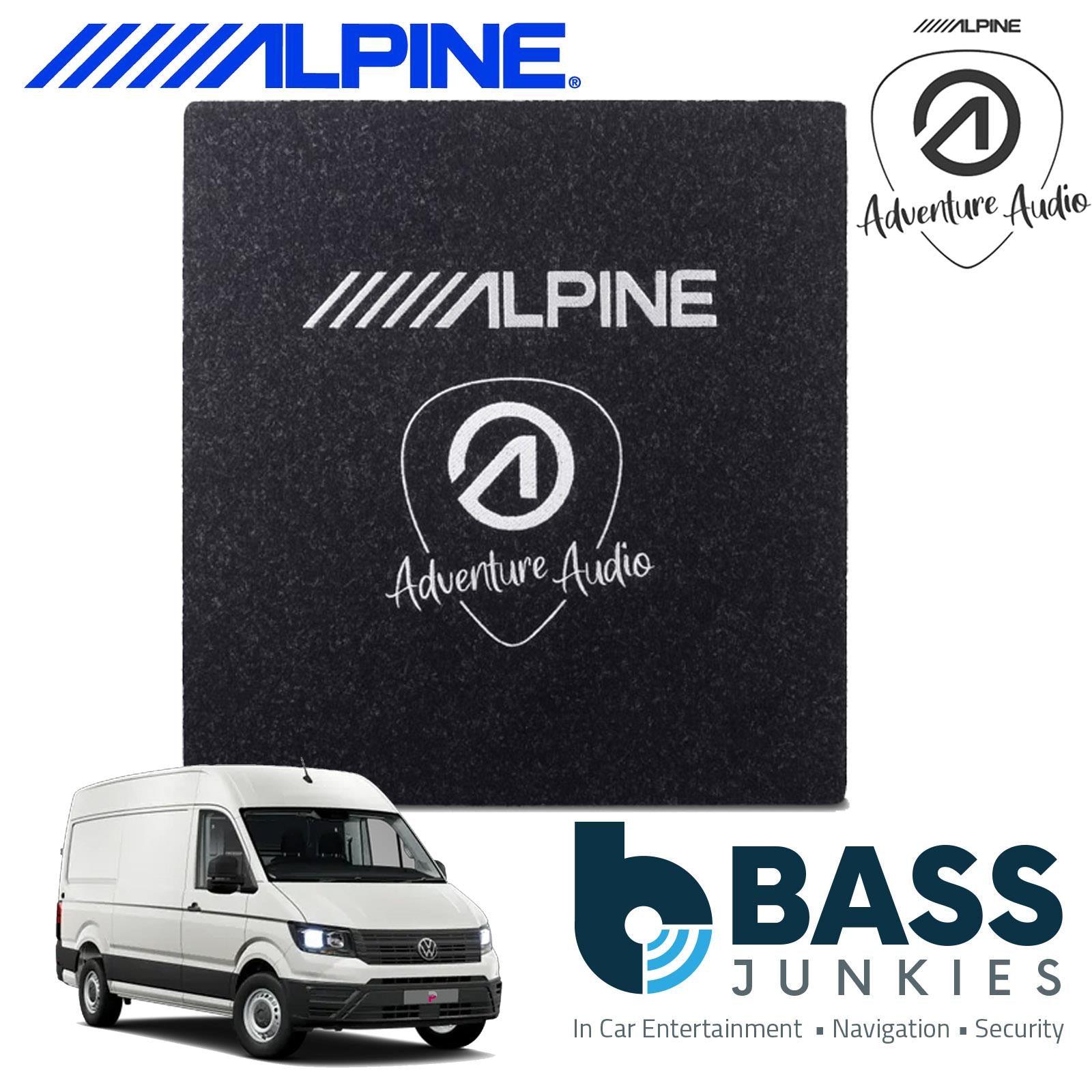 Alpine SWC-W84CRA2 - VW Crafter 2 Grand California & MAN TGE 8" Passive Car Bass Box