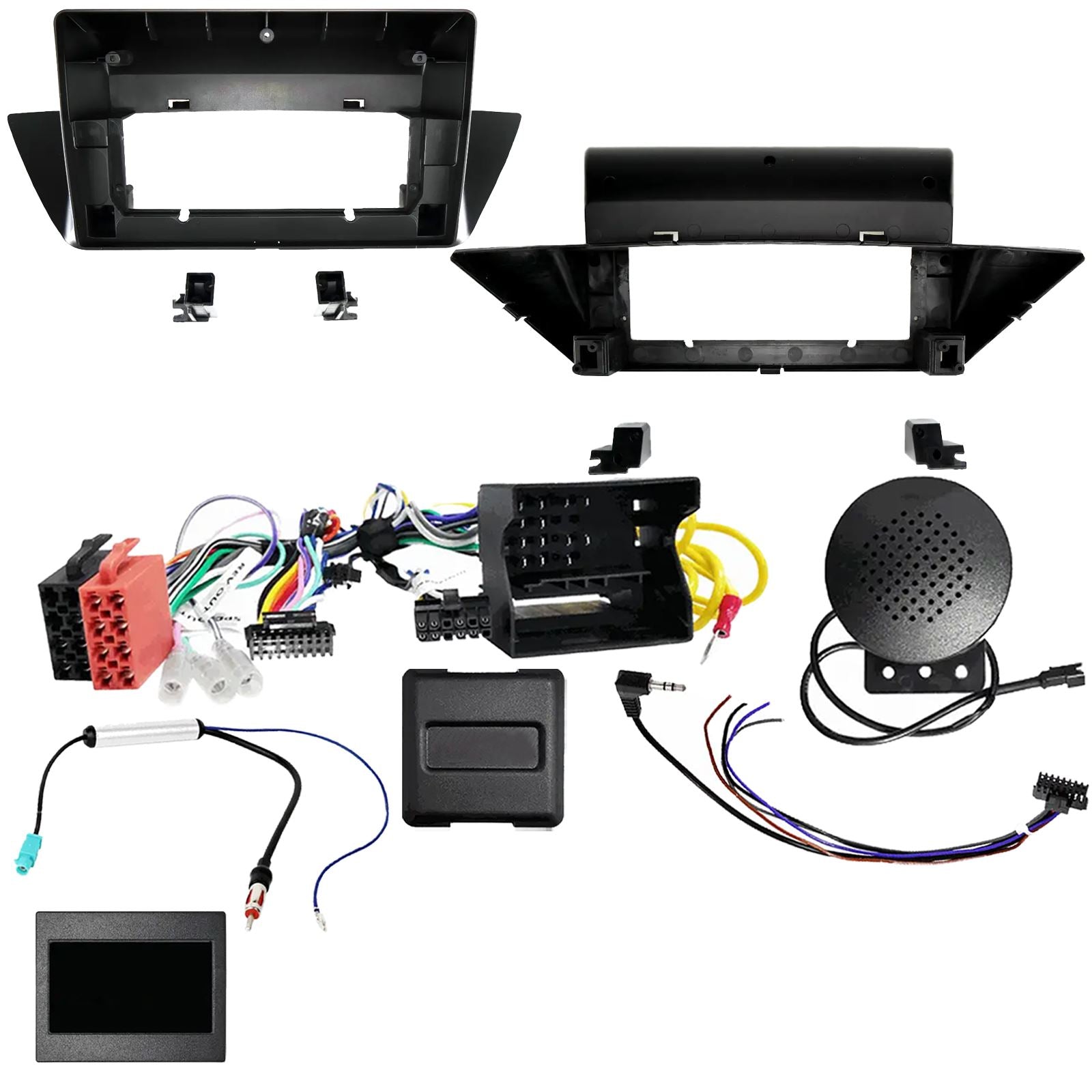 For BMW X1 2010 -2014 Fascia Panel and Interface For 9" Android Car Radio screen