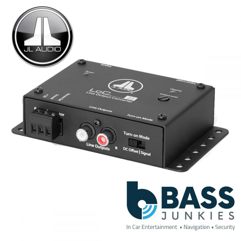 JL Audio LOC-22 Fully Active 2 Channel Speaker Level To Line Output Converter