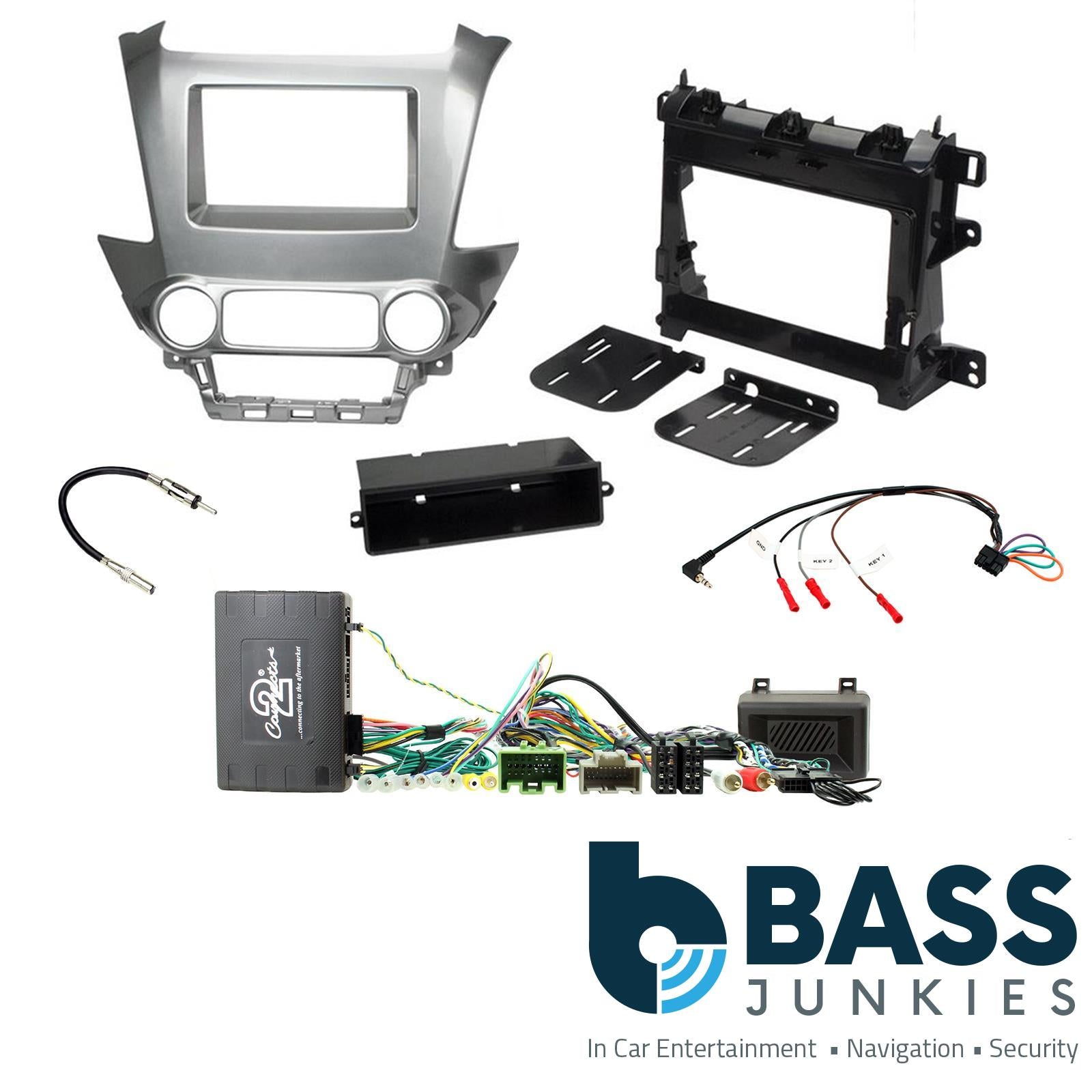 Connects2 CTKCV10 Chevrolet Tahoe 2014 On Car Stereo Double Fascia Steering Wheel Interface Kit