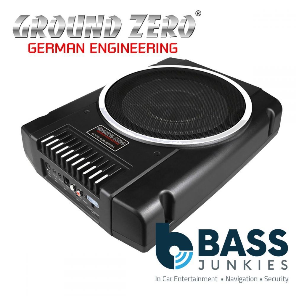 Ground Zero GZTB 25ACT -  Active Underseat 10" Inch 160 Watts Car Subwoofer