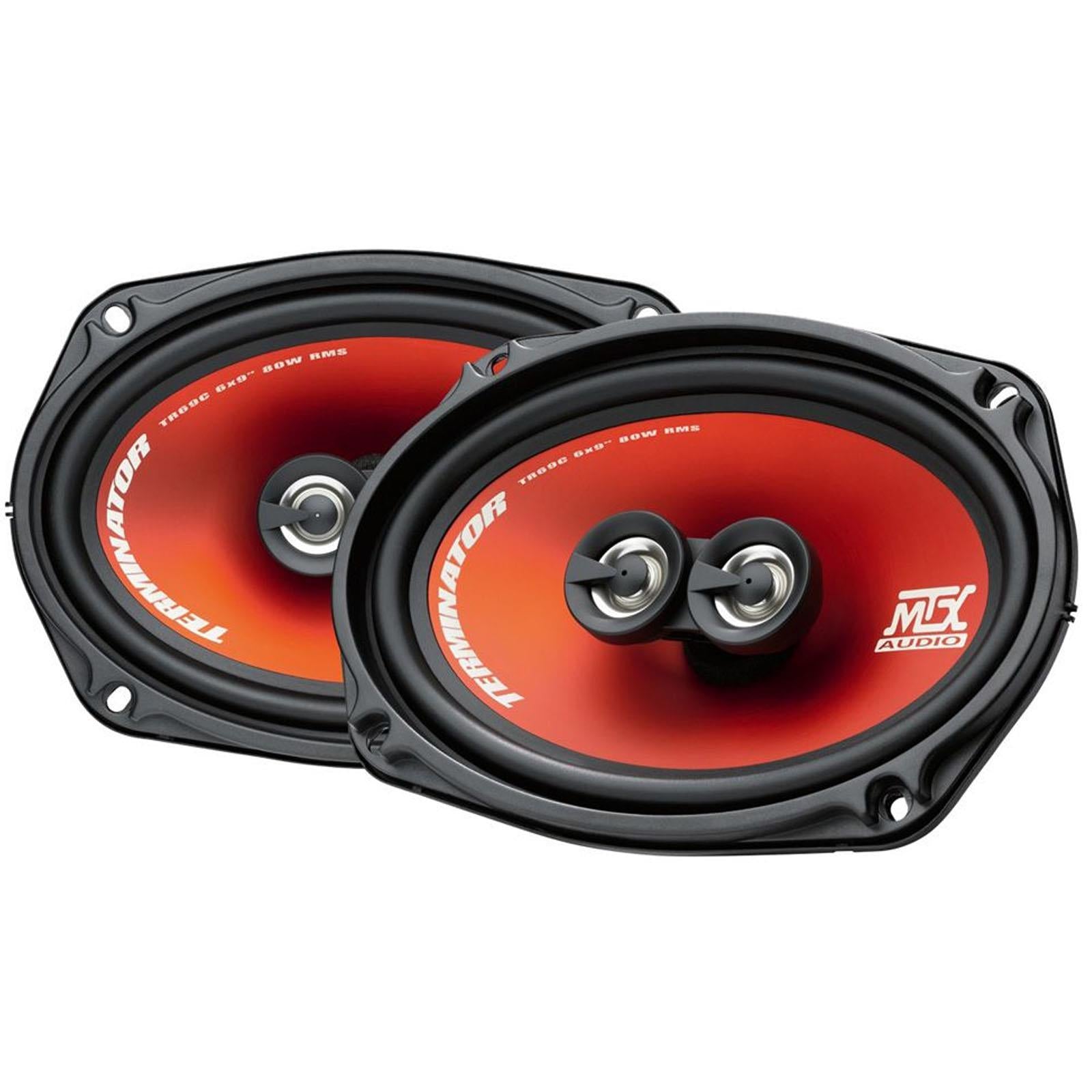 MTX TR69C - 6 "x 9" Terminator 320 Watts 3 Way Triaxial Car Van Parcel Shelf Car Speakers