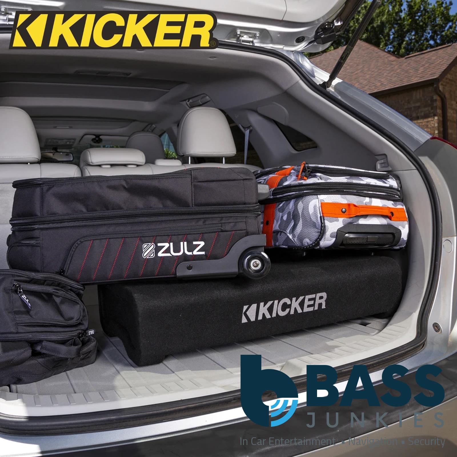Kicker 48TRTP102 - 800 Watts 10" CompRT Down Firing Car Sub Subwoofer Enclosure 2 Ohm