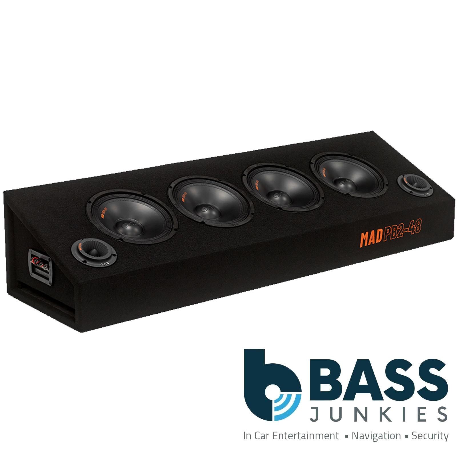 Gas MAD PB2-48 - 1200 Watts 4x8" 20cm Speaker & Tweeter Ported Box Enclosure