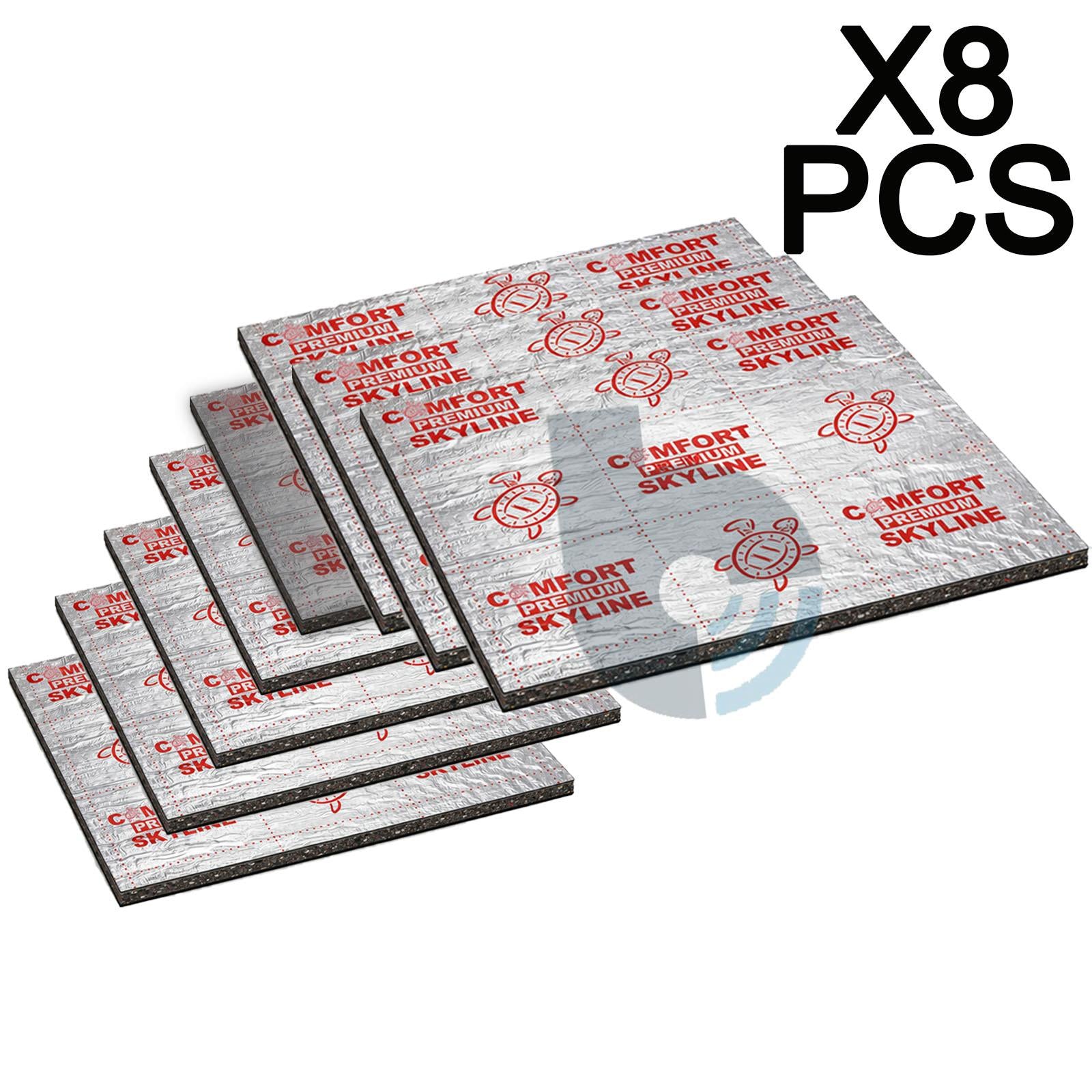 Comfort SKYLINE 7 - 8 Sheets 8mm 350x500mm Sound Isolator Mat Kit
