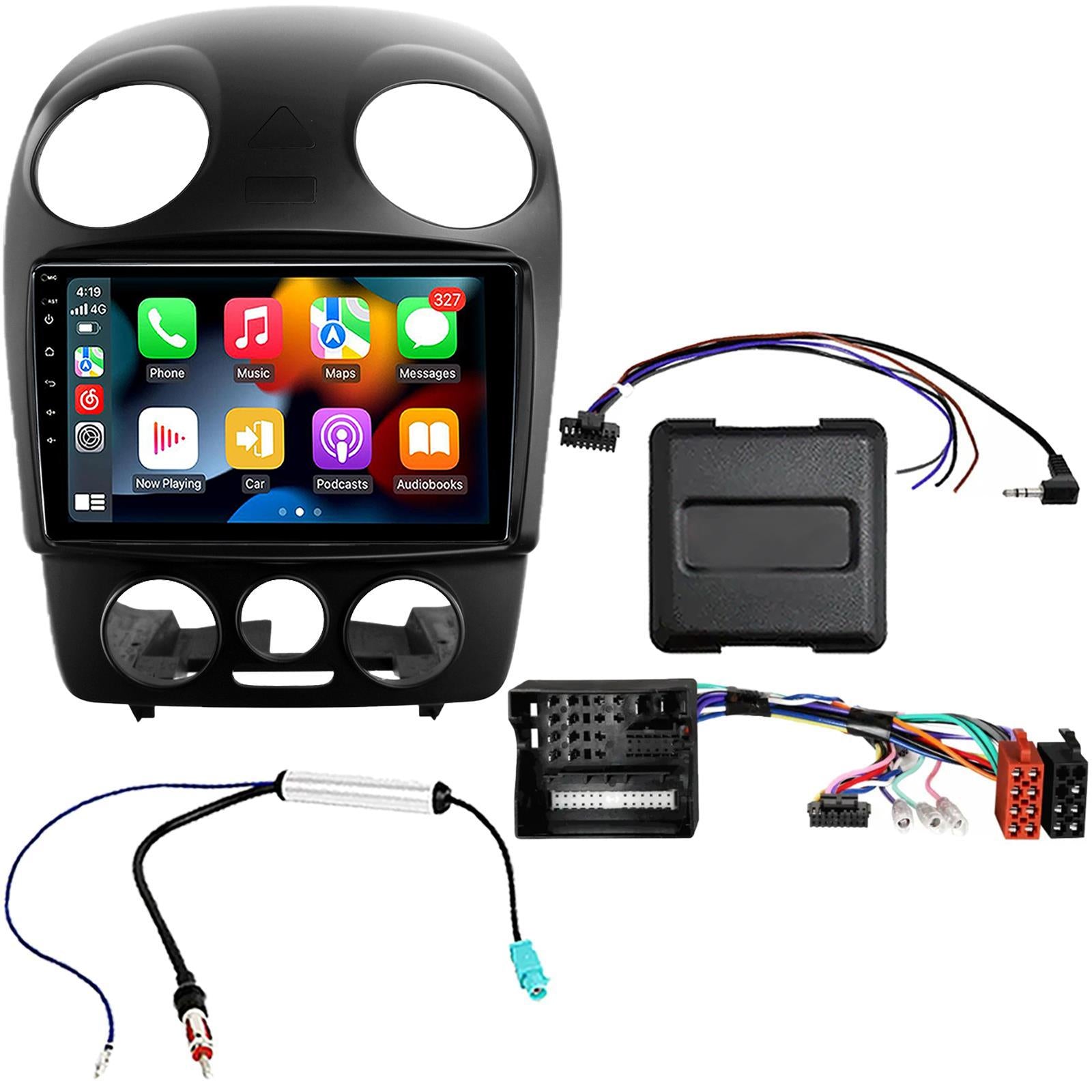 UPGRADED 9" CarPlay Android Car Stereo Fitting Kit For Volkswagen Beetle 2004 - 2010