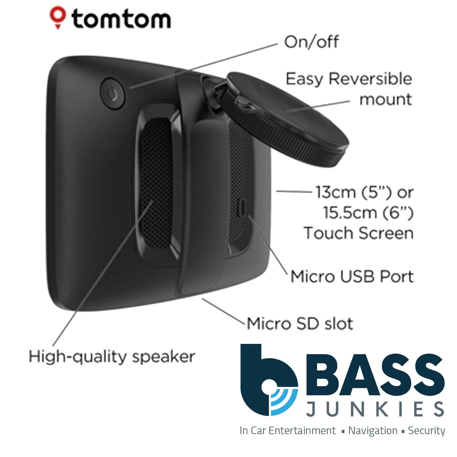 TomTom GO Classic EU 5" GPS Sat Nav UK Europe Touchscreen Navigation System