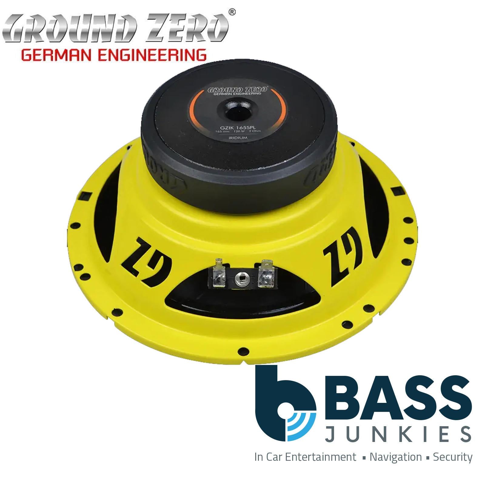 165 mm / 6.5? 2-way SPL component speaker system - 120w RMS