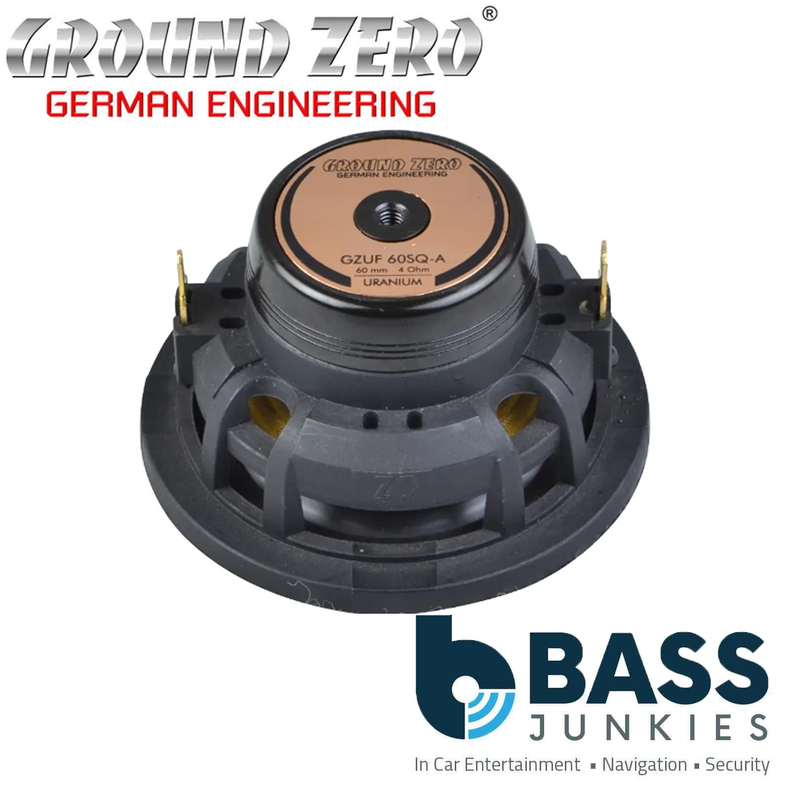 GROUND ZERO GZUF 60SQ-A 60 mm / 2.36″ Sound Quality Full-Range Car Speaker