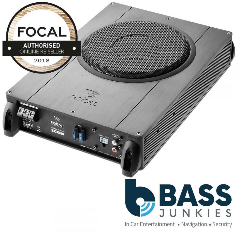 Focal IBUS20 - INTEGRATION 8" 20cm 150 Watts Amplified Active Underseat Car Sub Subwoofer Enclosure