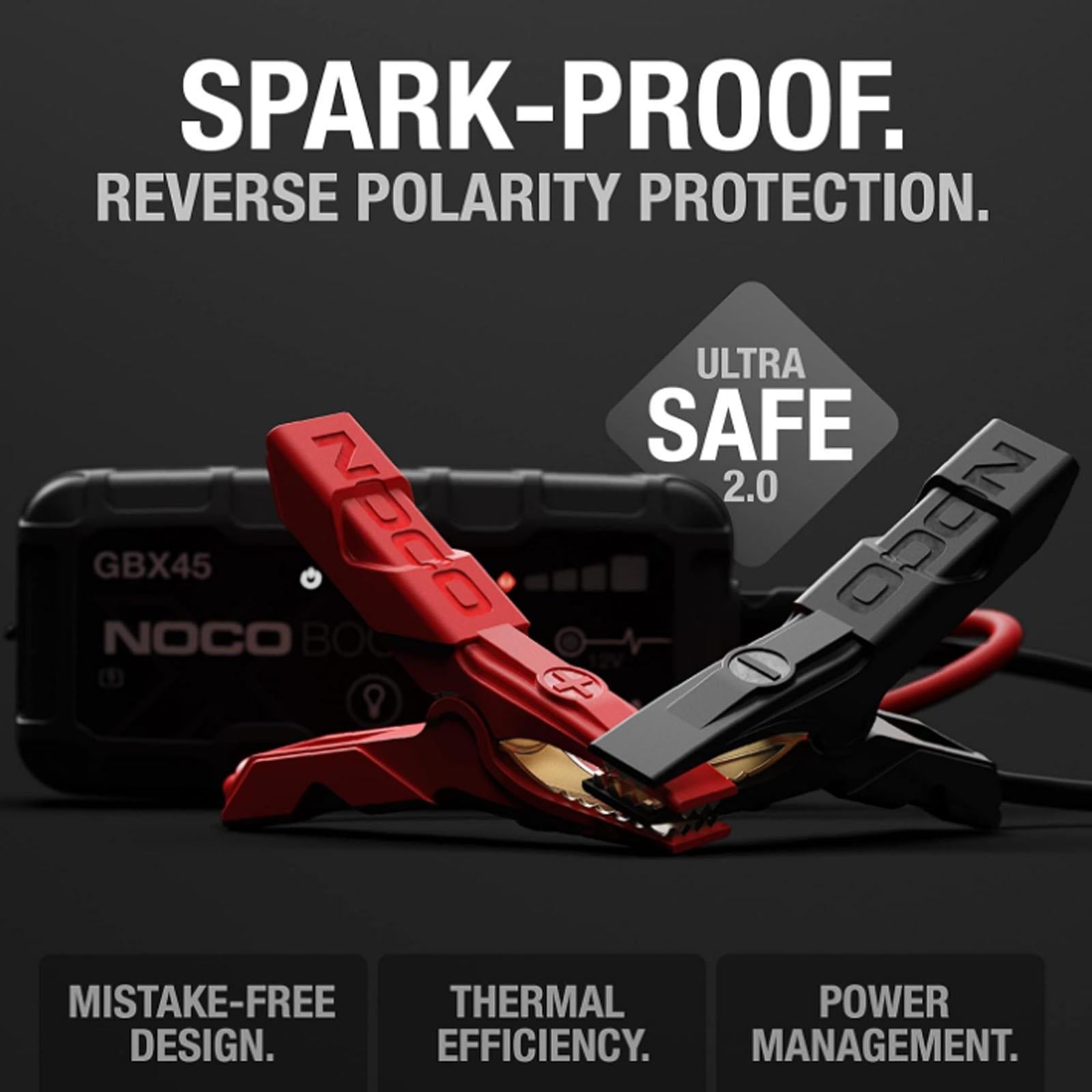 NOCO GBX45 - 1250A UltraSafe Lithium Jump Starter Power Bank USB-C 12V