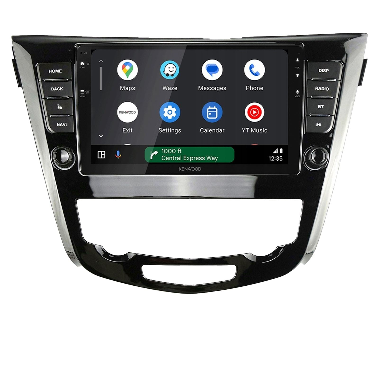 For Nissan X-Trail auto AC Black 2016 On Fascia Panel For 9" Android Car Radio