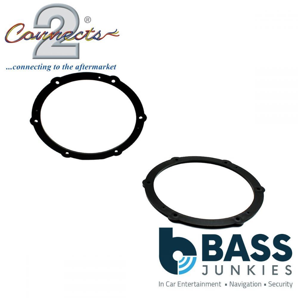 Connects2 CT25CT06 - Citroen C1 C4 165mm 16.5cm 6.5" Front or Rear Door Car Speaker Adapter Brackets