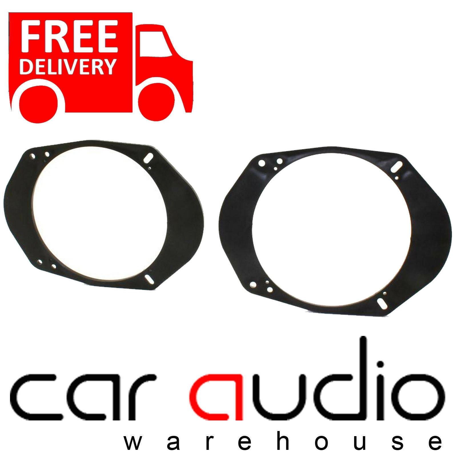 Connects2 CT25FD04 - Ford KA Puma Focus Fiesta Mondeo Explorer Winsdstar Front or Rear 165mm 6.5" Car Speaker Adapter Brackets