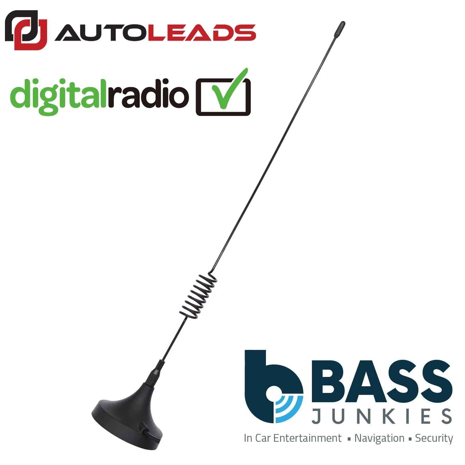 AUTOLEADS DAB+ Radio SMB Magnetic Roof Mount Car Aerial for Sony Stereo