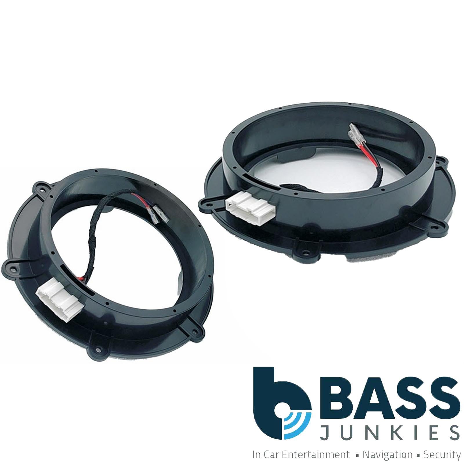 6.5" Direct-Fit Speaker Adapter Brackets for Volkswagen VW Teagon FR Door 2021-2023