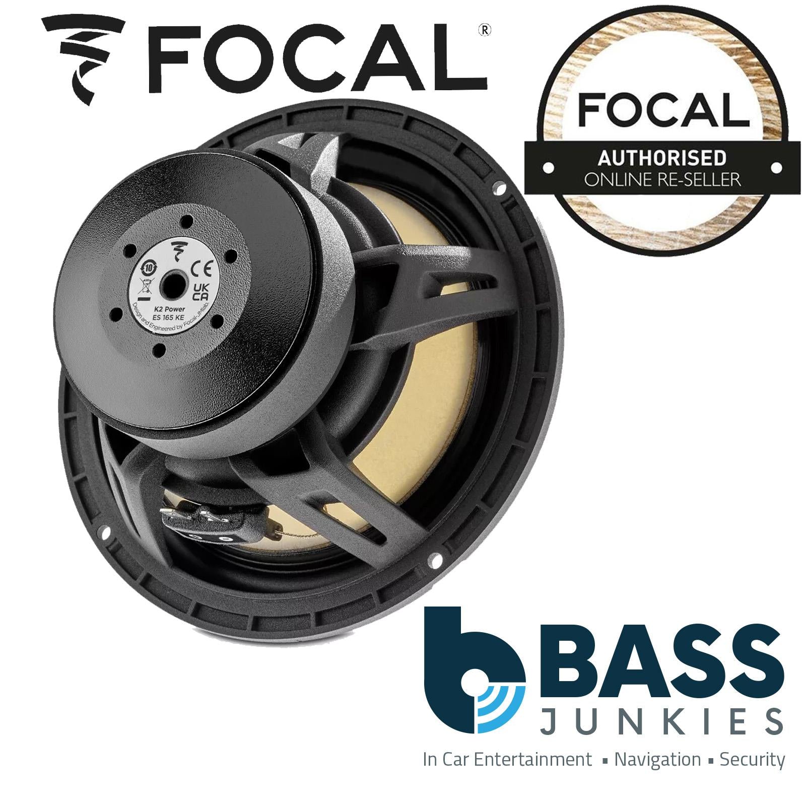 Focal ES165KX2E - ELITE K2 Power, 240 Watts 165mm 6.5" 2 Way Component Kit Car Door Speakers