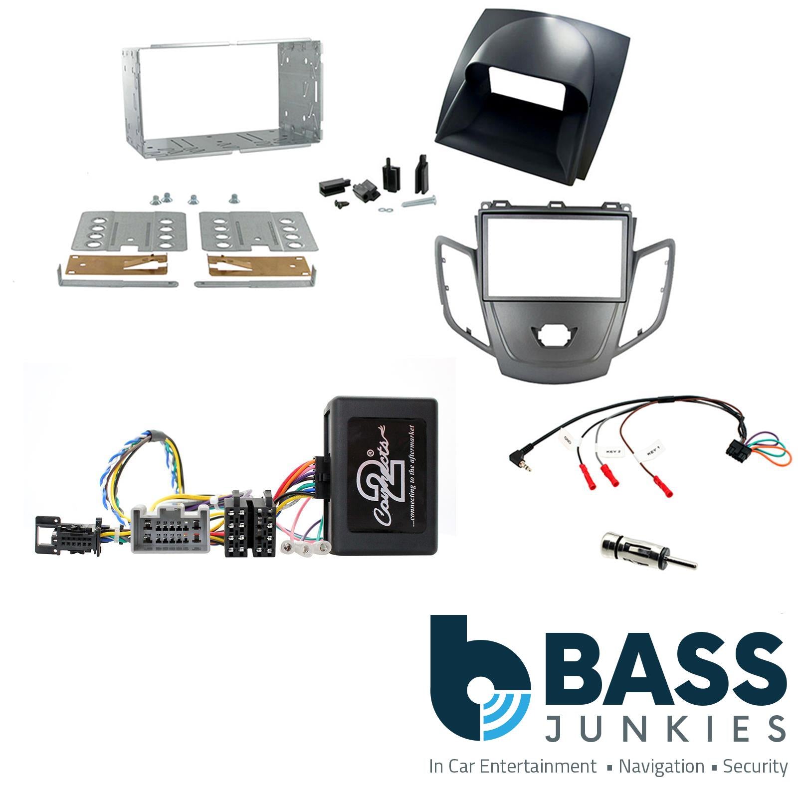Connects2 CTKFD04 Ford Fiesta MK7 08-10 Graphite/Grey Facia Panel Steering Wheel Interface