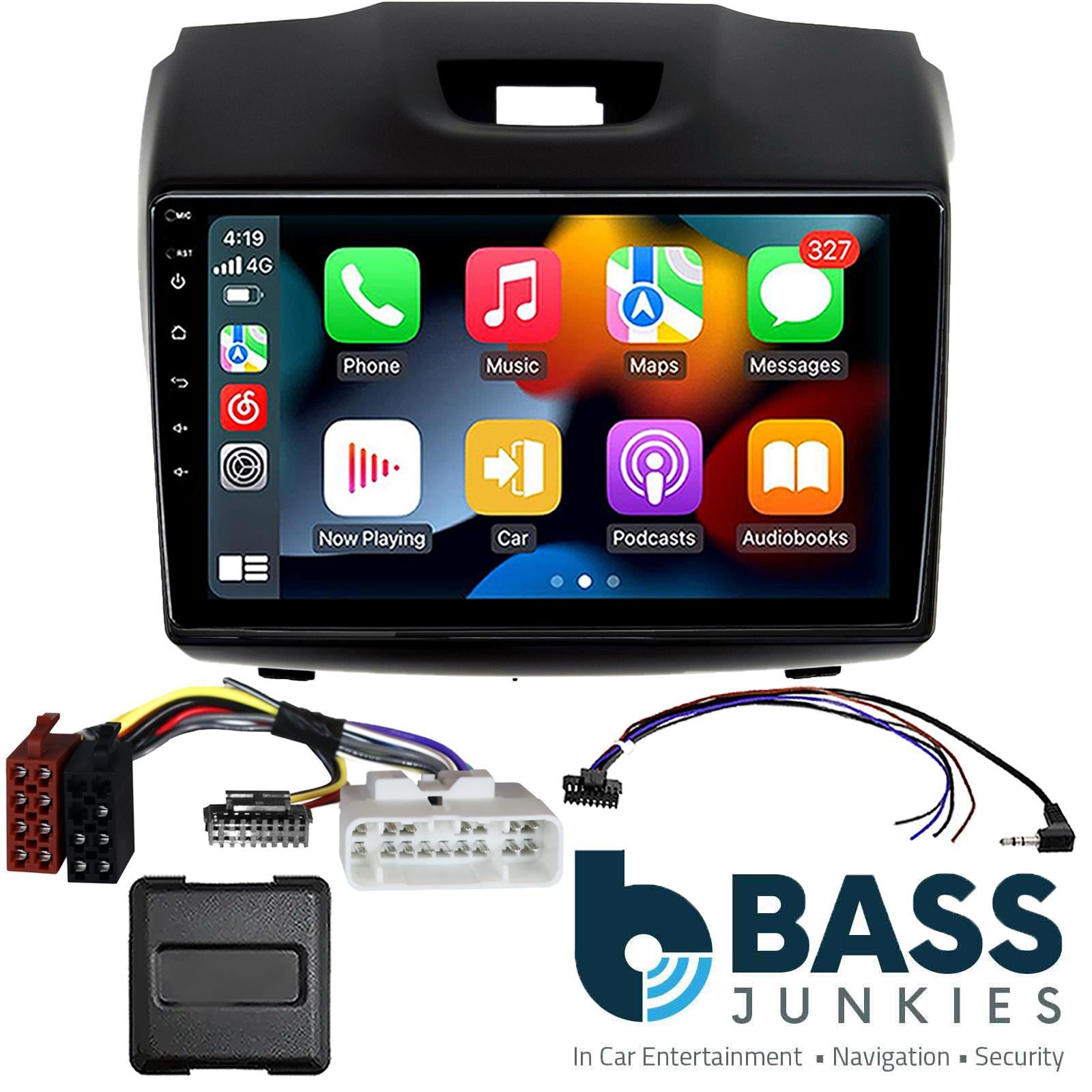 UPGRADED 9" CarPlay Android Car Stereo & Fitting Kit For  Isuzu D Max 2012 Onwards