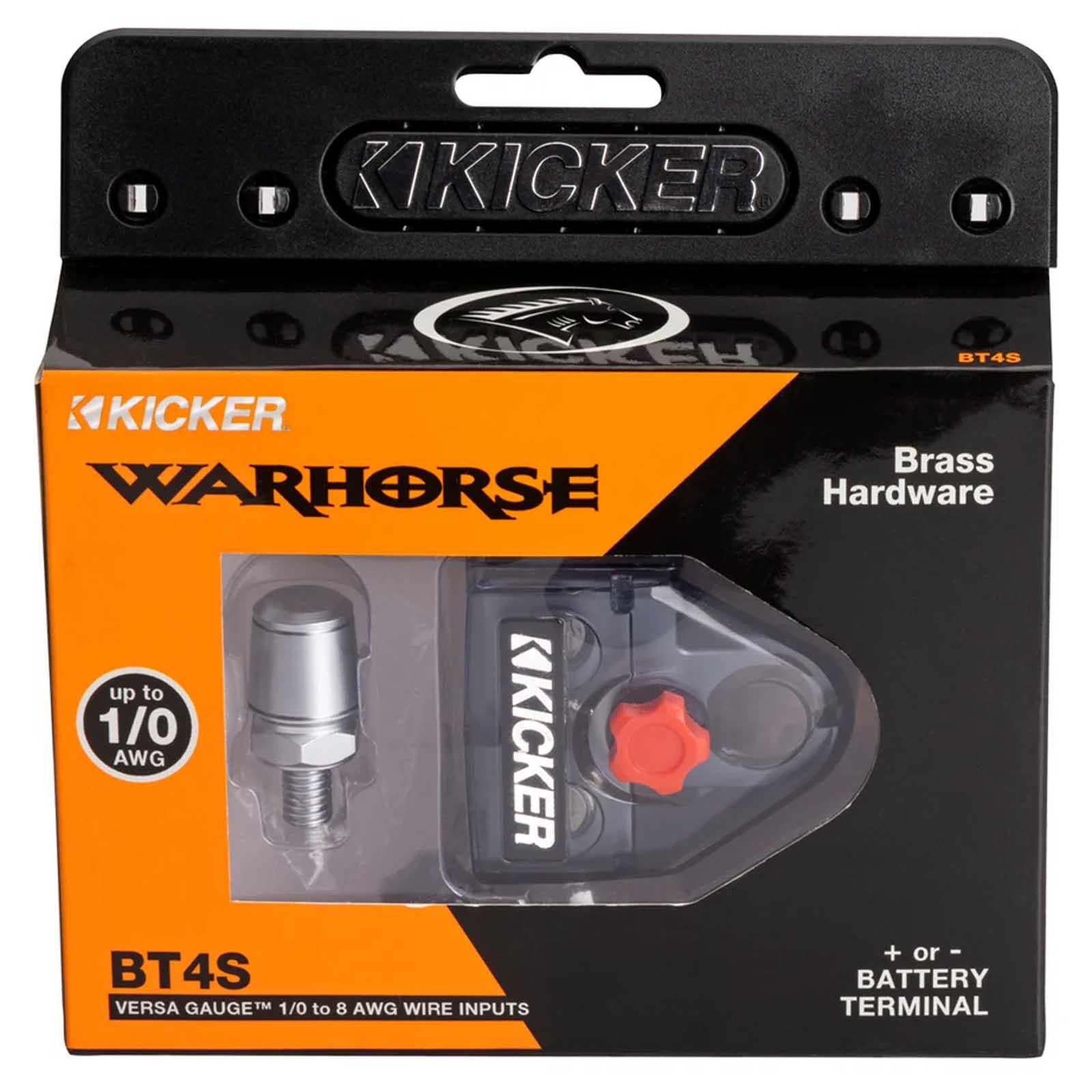 Kicker 50BT4S - Battery Terminal 4 Way Distribution Block Multi Amp
