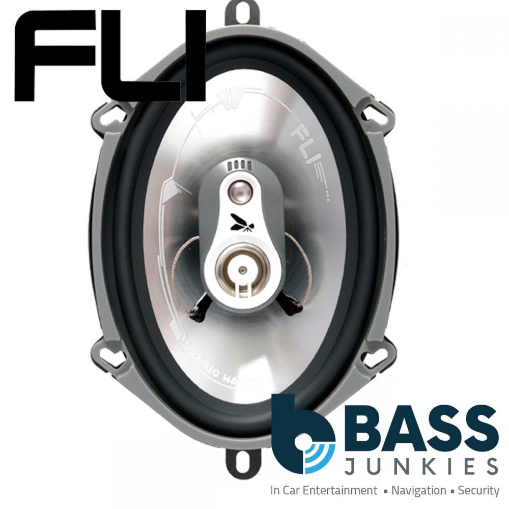 FLI FI7-F3 - 5"x7" 6"x8" 420 Watts 3 Way Coaxial Car Van Speakers