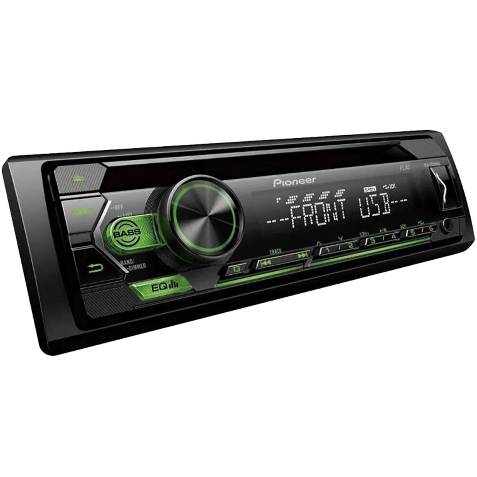 Pioneer DEH-S120UBG CD MP3 USB AUX 1 RCA Car Stereo Radio Player Green Display