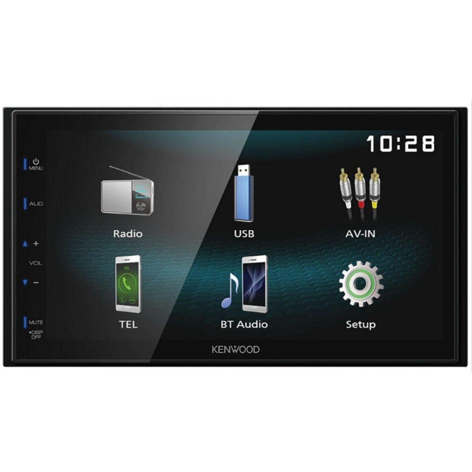 Kenwood DMX-120BT 6.8" Double Din Bluetooth Hands Free Media Receiver Car Stereo
