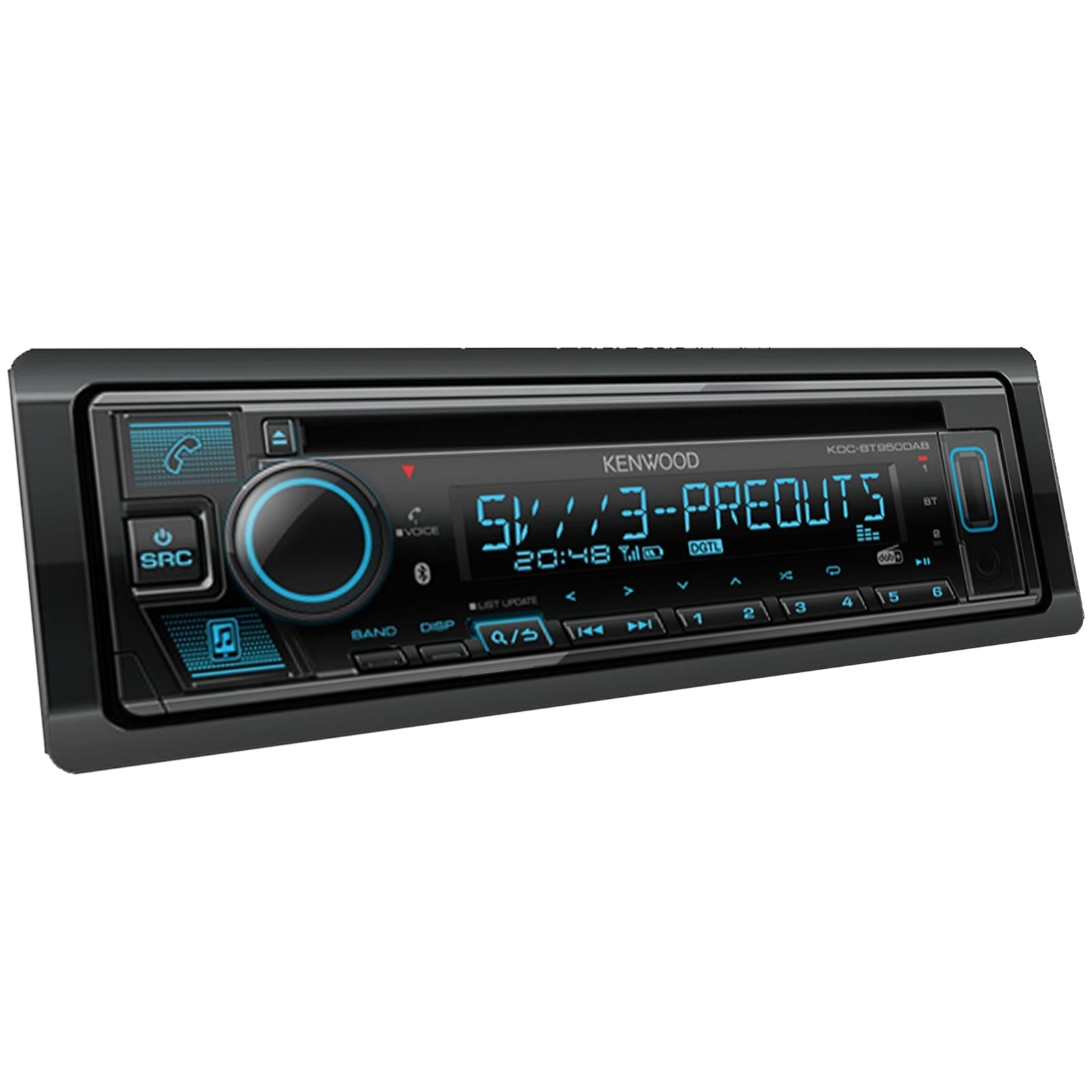 0DAB Kenwood KDC-BT950DAB Car Radio, With DAB+, Bluetooth, CD Tuner