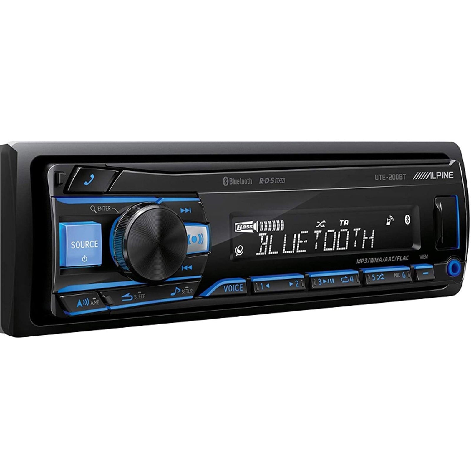Alpine UTE-200BT Car CD MP3 Bluetooth Android Car Stereo AUX USB Receiver
