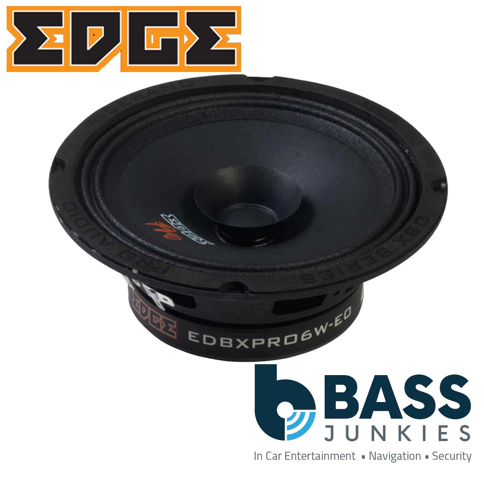 EDGE EDBXPRO6W-E0 Extreme series 6 inch Car Midrange, Wideband Edition - Pair