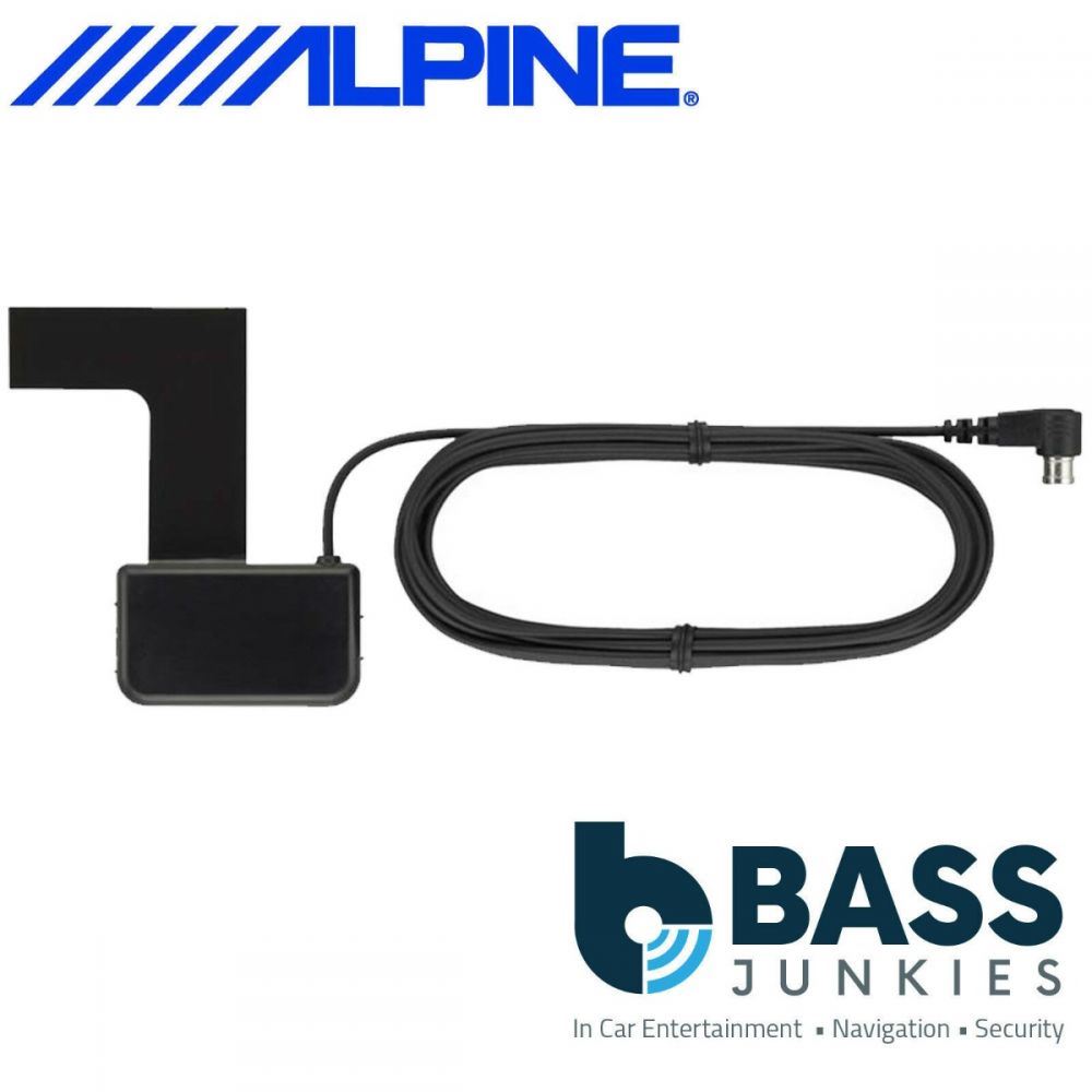 Alpine KAE-12DA - DAB Car Stereo Radio Glass Mount SMB Amplified Active Aerial