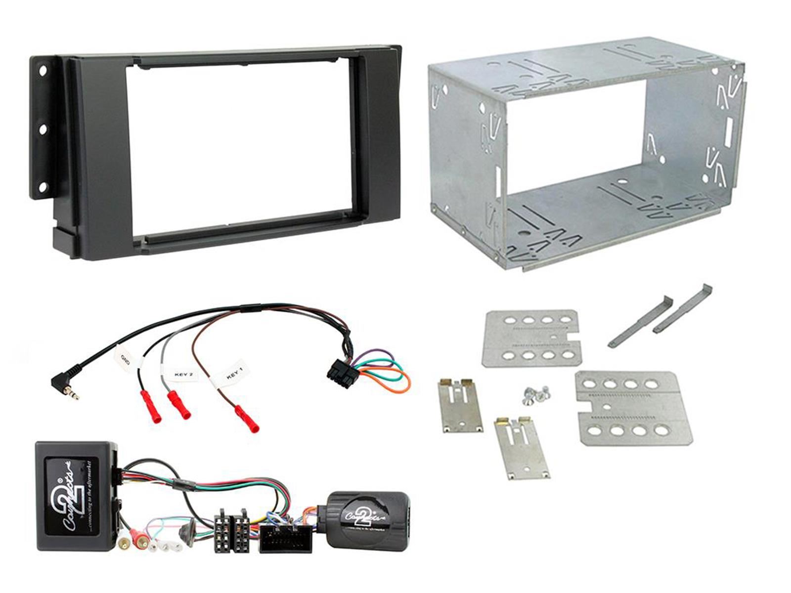 SONY XAV-1550D DAB+ Smart Bluetooth Car Radio + Stereo fitting kit + Steering Wheel Controls Loom Range Rover Sport 2005-2009