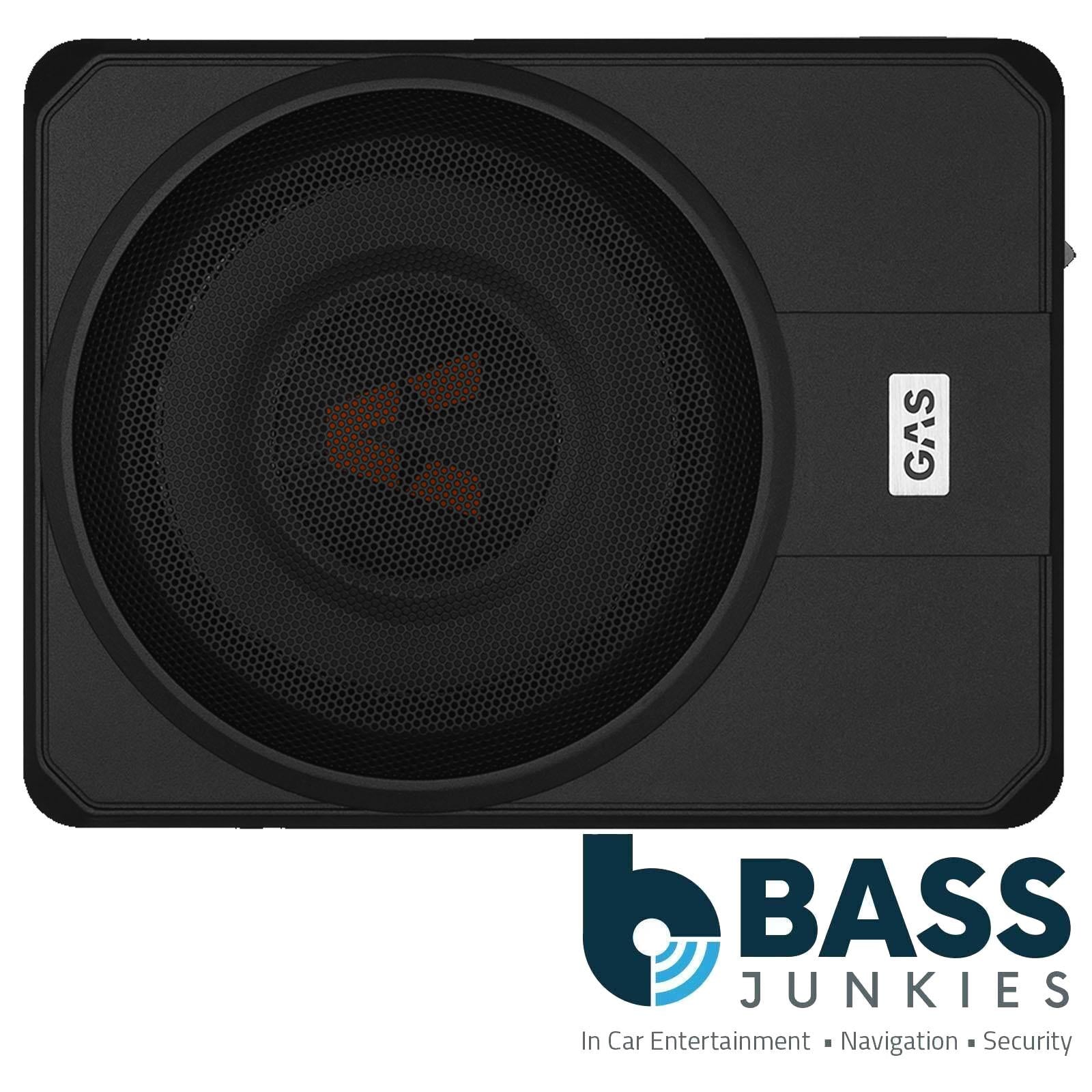 GAS MAX ASB1-10 - 300 Watts Amplified 10" 25cm Active Underseat Car Subwoofer